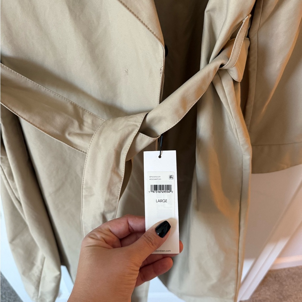 Calvin klein Essential Trench Coat - Picture 2 of 6